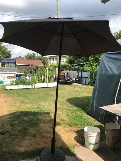 Patio umbrella and base ))REDUCED((, View more