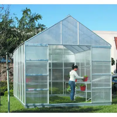 Green House heavy duty all season. 10x12 10 feet wide 12 feet long and high. Grow food all year roun...
