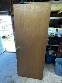 Solid wood interior door 