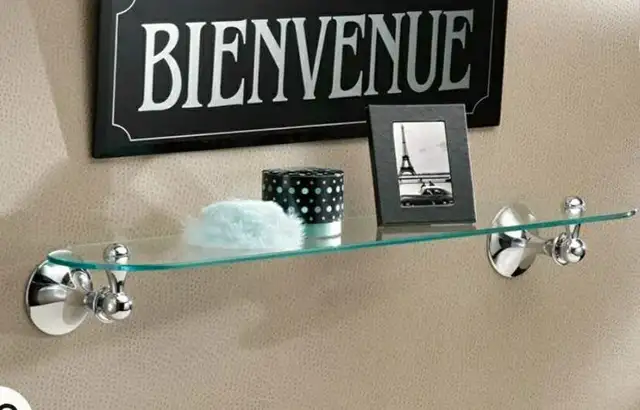 MOEN NEW IN BOX WEMBLEY Glass Shelf  in Home Décor & Accents in Ottawa - Image 2