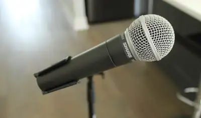 Shure 58 Microphone and Stand, View more