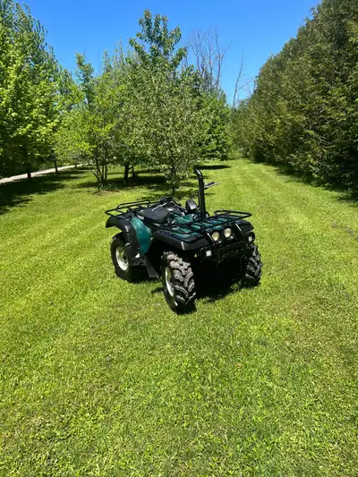 2000 Yamaha big bear 350 4x4 runs and drives great in good shape has high and low brand new 27 inch...