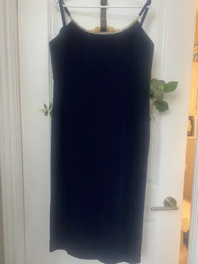 Navy Blue 2-Piece Suit with Embellishments, View more