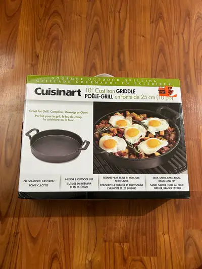 cuisinart cast iron griddle , View more