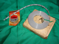 Two Vintage Lufkin Tape Measure Refills (New Old Stock)