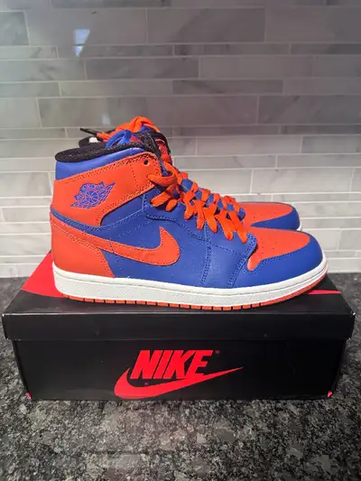 BRAND NEW NIKE AIR JORDAN 1 KNICKS SNEAKERS, View more