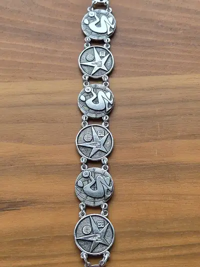 MCM GERMAN BRACELET 1958 INTERNATIONAL GEOPHYSICAL YEAR, View more