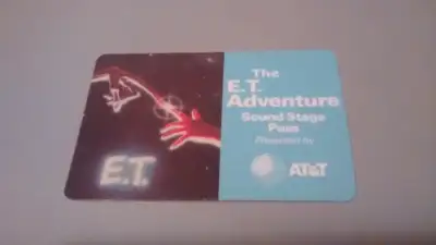 Vintage E.T. Adventure Pass Card, View more