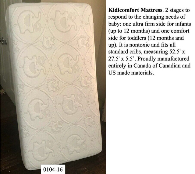 Kidicomfort Mattress - $99 in Cribs in Guelph