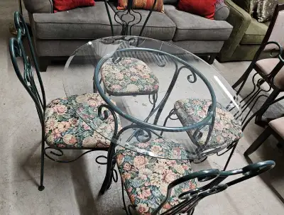 Metal Dining Room Table With 4 chairs, View more