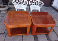 Vintage Wooden End Tables