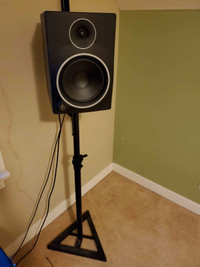 Mackie MR8's + Stands and XLR Cables(2)