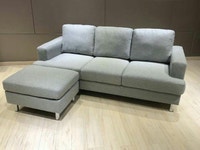 Grey Sofa with Ottoman Delivery Free City of Montréal Greater Montréal Preview