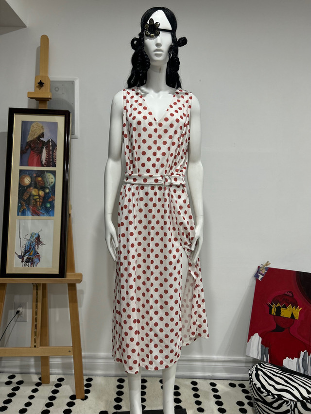 NEW Redish Orange Polkadot Dress  in Women's - Dresses & Skirts in City of Toronto