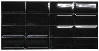 SALE 4"X8" BLACK BEVELLED GLOSSY SUBWAY TILE IN STOCK CLEARANCE