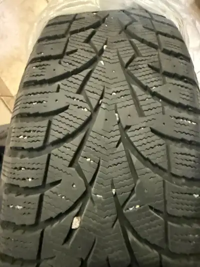 Set of 4 Toyo Observe G3-Ice winter tires mounted on 16” steel rims. They came off my 2016 Mazda 3,...