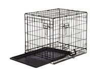 Dog crates 30, 36, 42, 48 divider, 2 doors, abs tray, divider