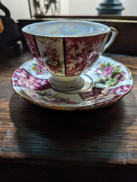 Beautiful Vintage Ford fine porcelain Japan cup and saucer