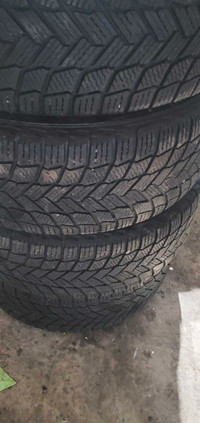 P215/55R16 Michelin Xice Tires On wheels 