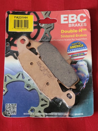 BRAND NEW EBC DOUBLE H, SINTERED MOTORCYCLE BRAKE PADS!!!