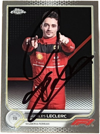 Formula 1 Topps Chrome Cards Signed - Cartes F1 Topps Signées