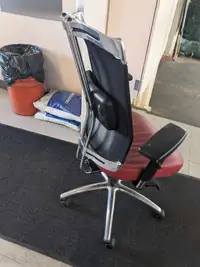 Sturdy ergonomic mesh office chair. 