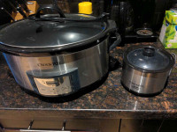 Crock-Pot slow cooker large and small