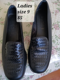 Black Size 9 Ladies SHOES, $5. Pick up Dickson Blvd. Moncton