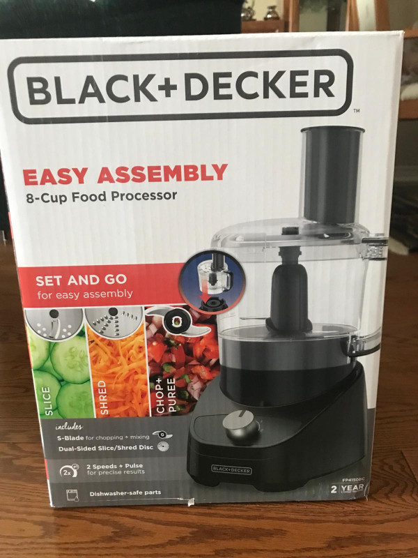 Brand New Black & Decker Food Processor in Kitchen & Dining Wares in Mississauga / Peel Region
