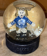 Toronto Marlies DUKE Mascot Figure Snowglobe Puck Maple Leafs