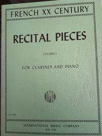 Recital Pieces For Clarinet and Piano