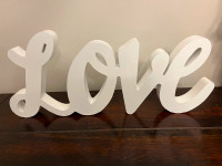 ‘LOVE’ word decor