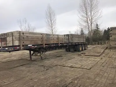 Selling good used 4x20 crane mats. Good for under tanks, watering bowls Grain dryer, cattle corrals,...