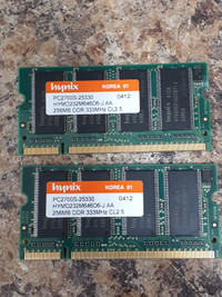 Hynix PC2700S 500MB DDR 333MH Lapto Memory