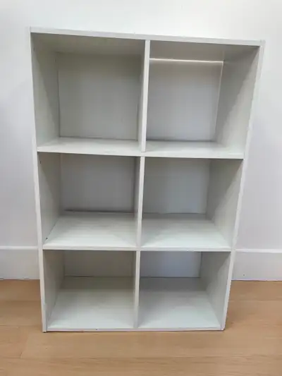 6-Cube Storage Organizer, Bookcase/Bookshelf, White, View more