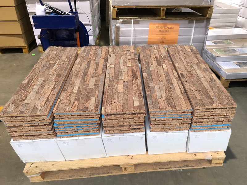 Cork Wall panel, 100 renewable and Thermal insulation Floors & Walls