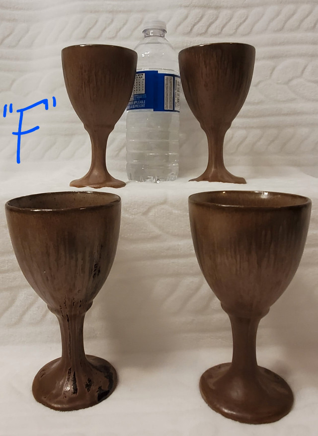 2 Pottery Glass Sets (E & F - $25 Each Set), Hold W e-transfer in Other in Ottawa - Image 2