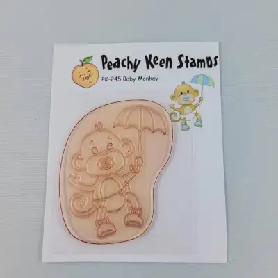 Baby Monkey Stamp Peachy Keen PK-245 Card Making Scrapbooking Cr, View more