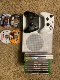 Xbox one S 1TB /2 controllers and 13 games  