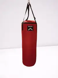 Boxing bag with 2 pairs of boxing gloves for sale