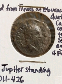 193-211 Septimius Severus ancient Roman silver denarius coin