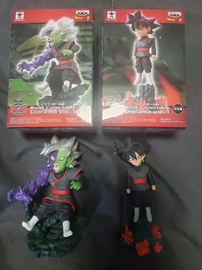 Dragon Ball Super WCD Vol 1. Goku Black and Zamasu Statues, View more