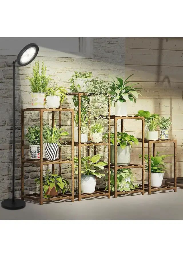 100W Grow Lights Lamp for Indoor Plants Full Spectrum Tall Plant in Indoor Lighting & Fans in Hamilton - Image 7