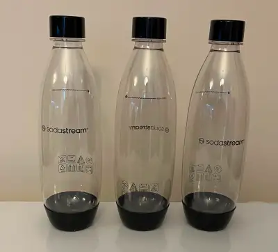 Sodastream Bottles for Carbonated Beverages 3-Pack Plastic, View more