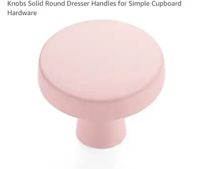 Drawer Pulls 1-1/4 Inch Matte Pink Kitchen Cabinet Knobs, View more