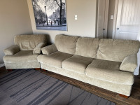 Ashley sofa set (three pieces)