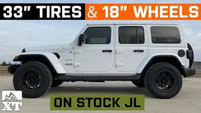 Looking for a set of 17 or 18 x 9 wheels with 33 inch tires to fit a 2023 Jeep Wrangler JL Unlimited...