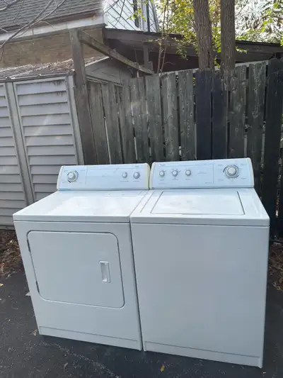 Whirlpool washer dryer top load, View more