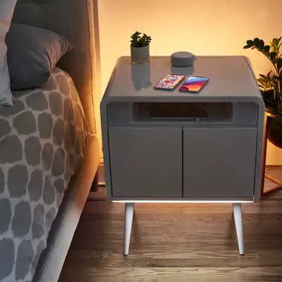 Sobro Smart End Table – White (Brand New, No Box)  , View more