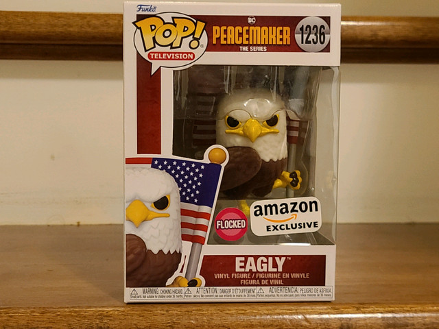 Funko POP! Television: Peacemaker - Eagly (Flocked) in Toys & Games in City of Halifax